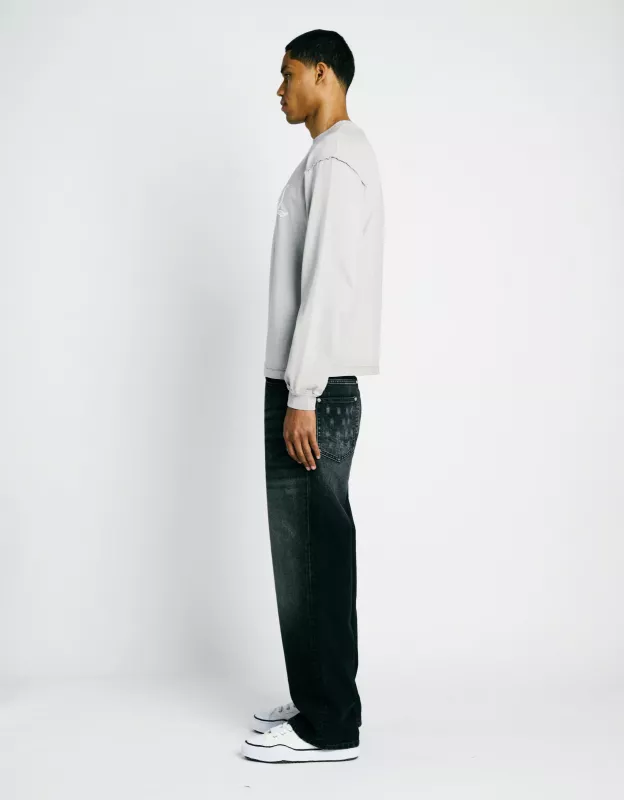 Ripped Longsleeve - Grey